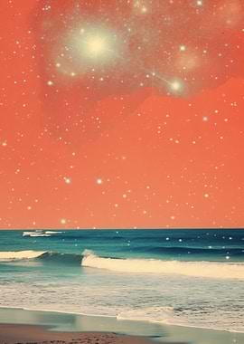 Beach meets the cosmos