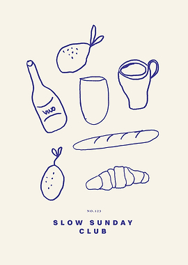 Slow Sunday Club Illustration