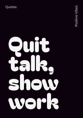 Work Typography Poster