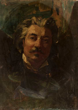 Portrait of a Man with Mustache