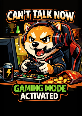 Gaming Doge: Can't Talk Now