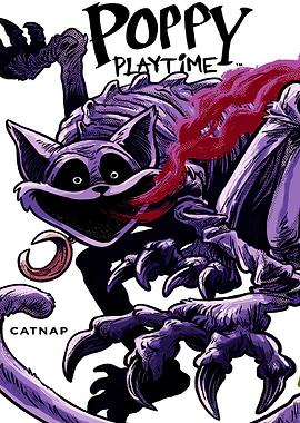 Poppy Playtime Catnap Character Art