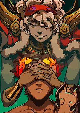 Hades Game Fanart: Thanatos and Zagreus