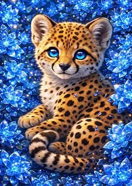 Crystal Bloom Cheetah