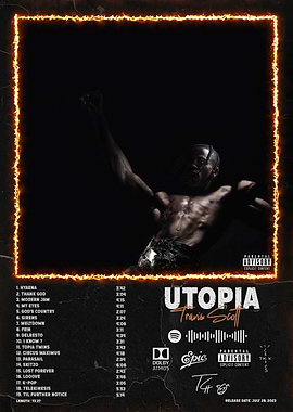 Travis Scott Utopia Album Cover