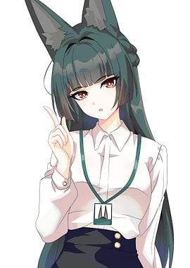 Anime Girl with Fox Ears