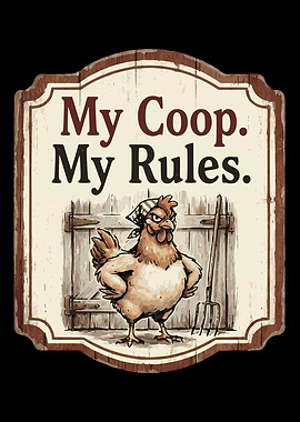 My Coop My Rules Funny