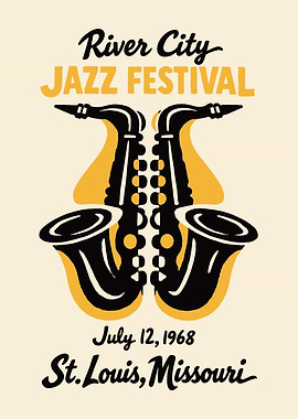 River City Jazz Festival Poster