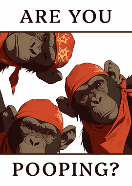 The Chimps Serious Bathroom Query