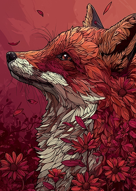 Floral Fox