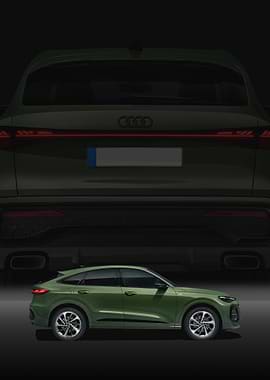 Green Audi Q5 Sportback 2025