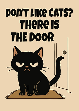 Grumpy Cat: There is the Door