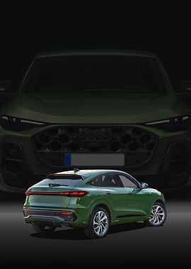 Green Audi Q5 Sportback 2025