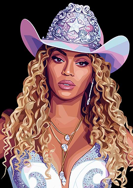 Beyonce Cowboy Carter Digital Art