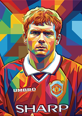 Paul Scholes Manchester United Pop Art