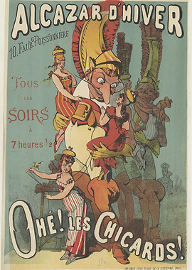 Alcazar D'Hiver Vintage French Poster