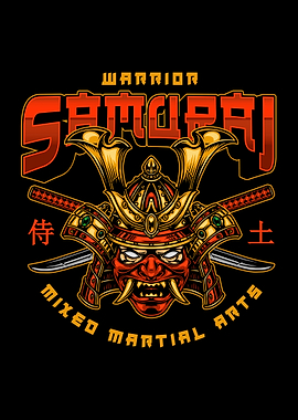 Samurai Warrior Mixed Martial Arts Design