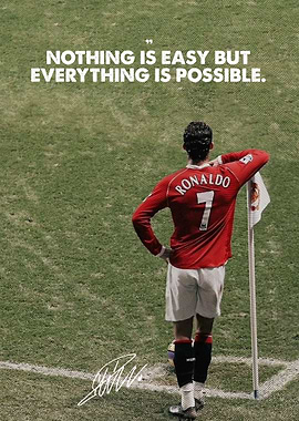 Cristiano Ronaldo Motivational Poster