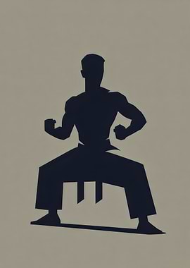 Karate Silhouette