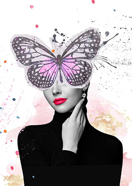 Butterfly Woman Art