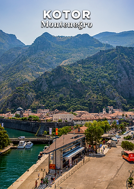 Kotor, Montenegro cityscape
