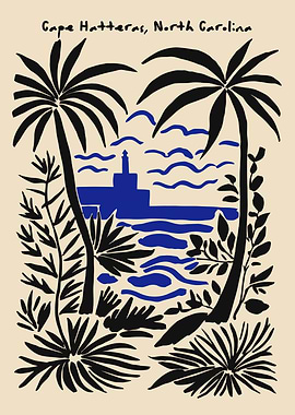 Cape Hatteras, North Carolina Art Print