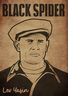 Lev Yashin 'Black Spider' Portrait