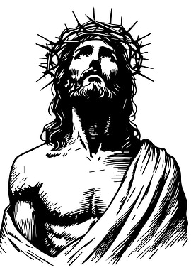 Jesus Christ with Crown of Thorns