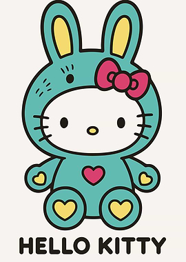 Hello Kitty in Bunny Costume