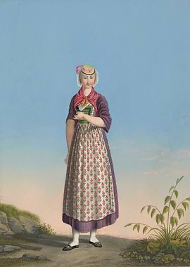 Woman in Traditional Dress