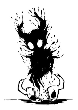 Ink Monster on Broken Mask