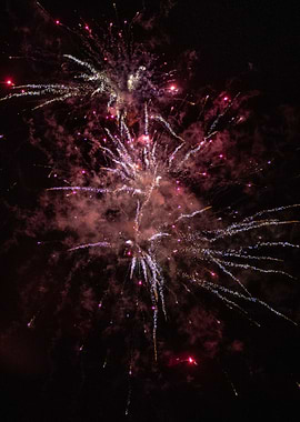 Fireworks Display at Night