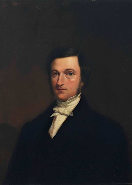Portrait of a Man in Dark Coat