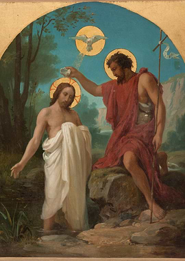 The Baptism of Jesus Painting