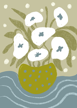 Floral Still Life with Vase