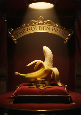 The Golden Prize: Banana on Coins