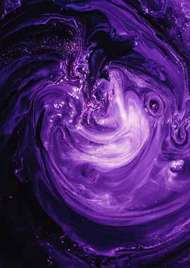 Abstract Purple Swirl