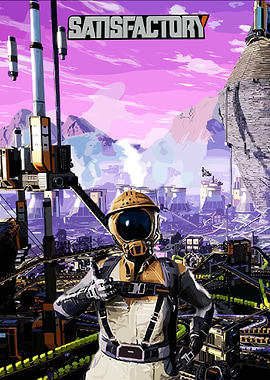 Satisfactory Game Cover Art