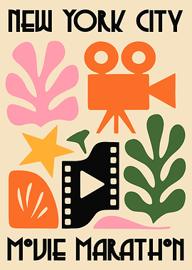 New York City Movie Marathon Poster