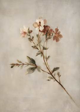 Floral Painting with Soft Colors