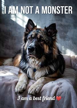 I Am Not a Monster – Best Friend Caucasian Shepherd