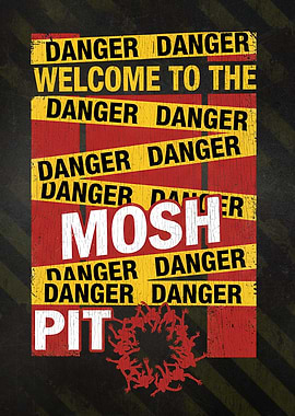 Danger Zone Mosh Pit Headbanger zone