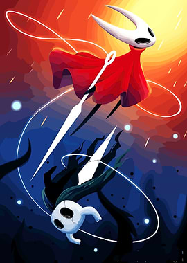 Hollow Knight: Hornet and The Knight