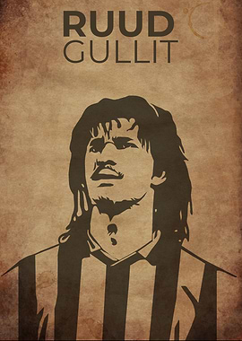 Ruud Gullit Portrait Art