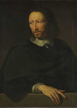 Portrait of a Man in Dark Clothing