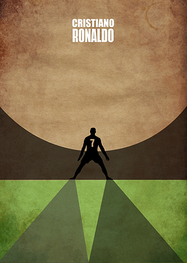 Cristiano Ronaldo Minimalist Poster Art