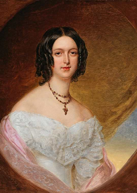 Portrait of a Woman with Necklace