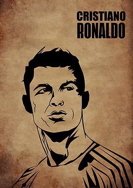 Cristiano Ronaldo Portrait Art