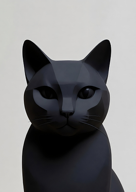 Black Cat Portrait