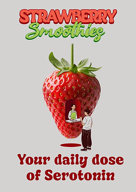Strawberry Smoothies Serotonin